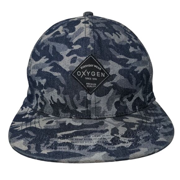 Oxygen Everyday Wear Since 1996 Snapback Hat Camouflage One Size Adjustable - Picture 1 of 7